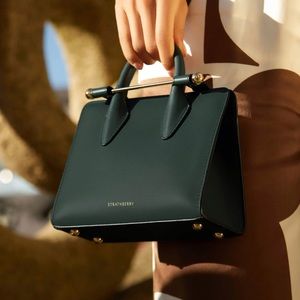 STRATHBERRY NANO TOTE - BOTTLE GREEN - NIB